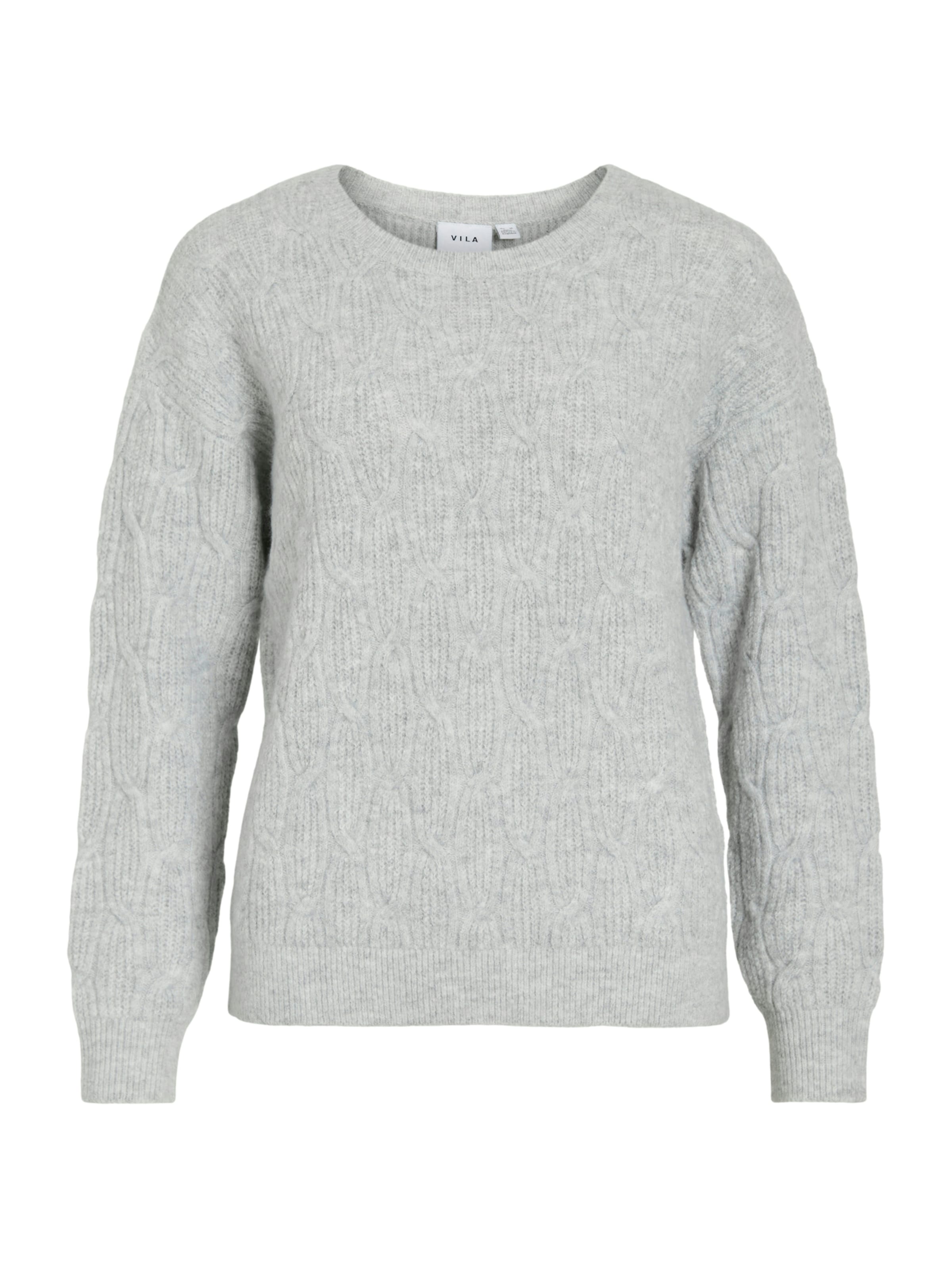 VILA Neulepaita 'VILassia' värissä harmaa: etupuoli