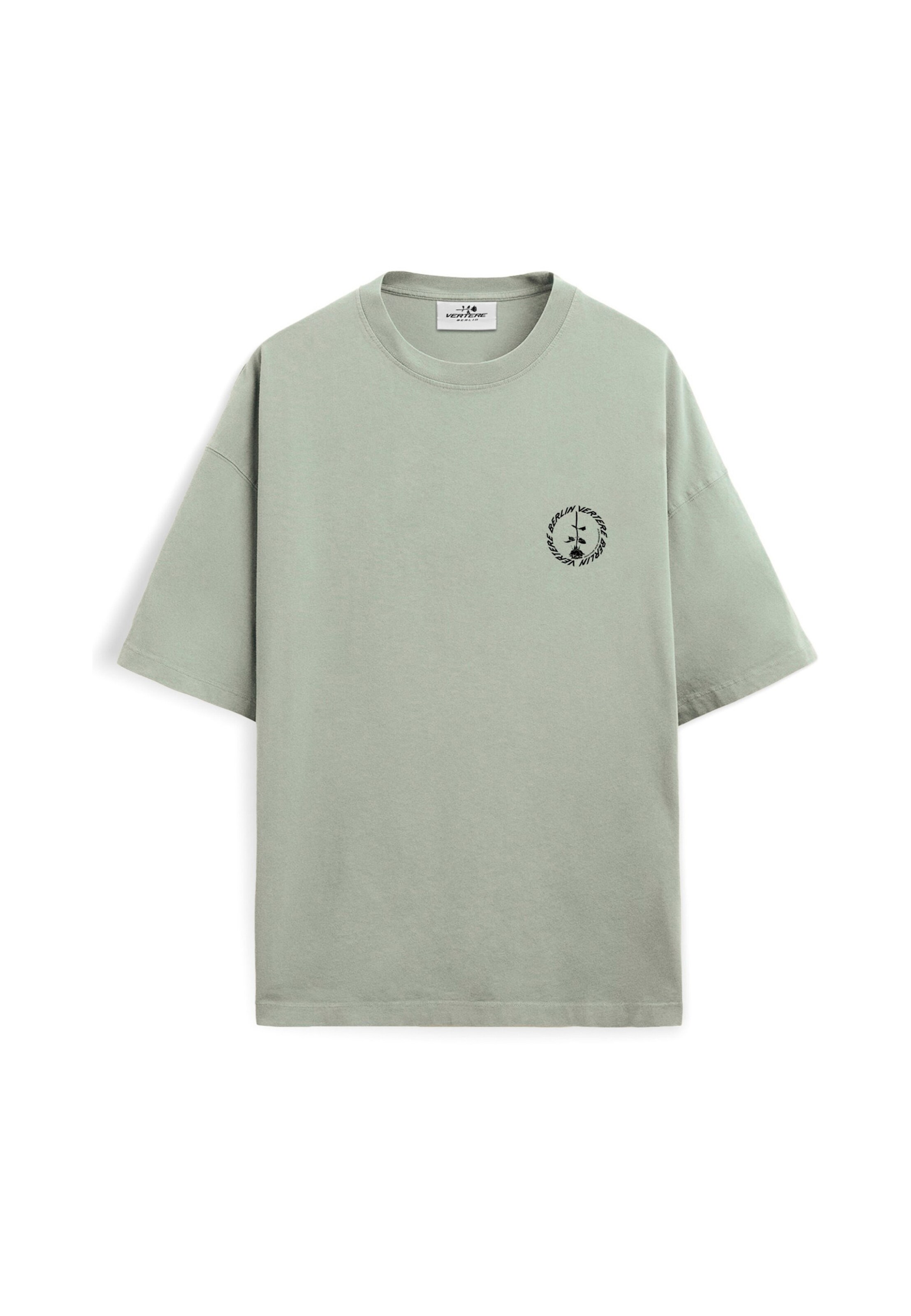 Vertere Berlin Shirt 'PRODUCT OF BERLIN' in Green: front