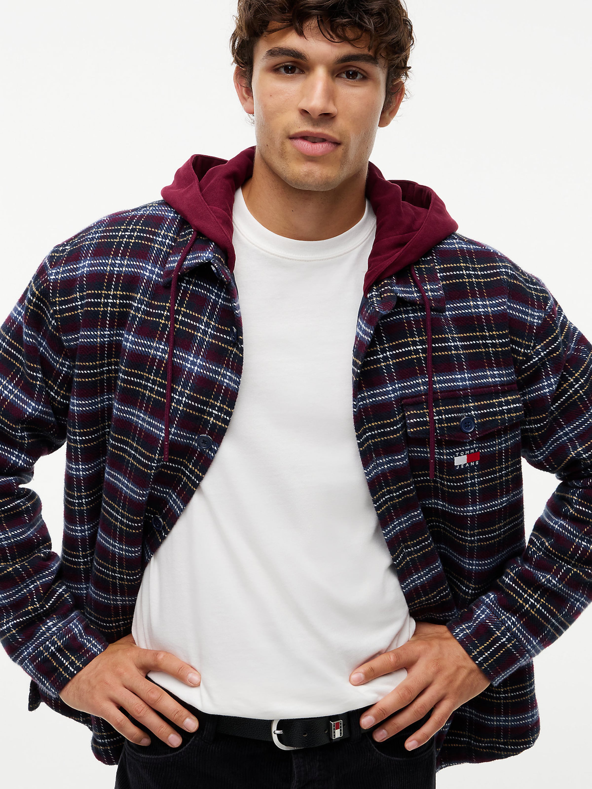 Veste mi-saison Tommy Jeans en mélange de couleurs
