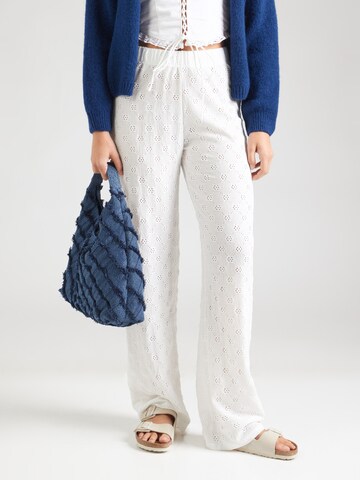 Wide Leg Pantalon 'Ri44ssa' Hailys en blanc : devant