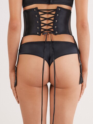 INTIMISSIMI Garter Belt 'HANDCRAFTED LUXURY' in Black