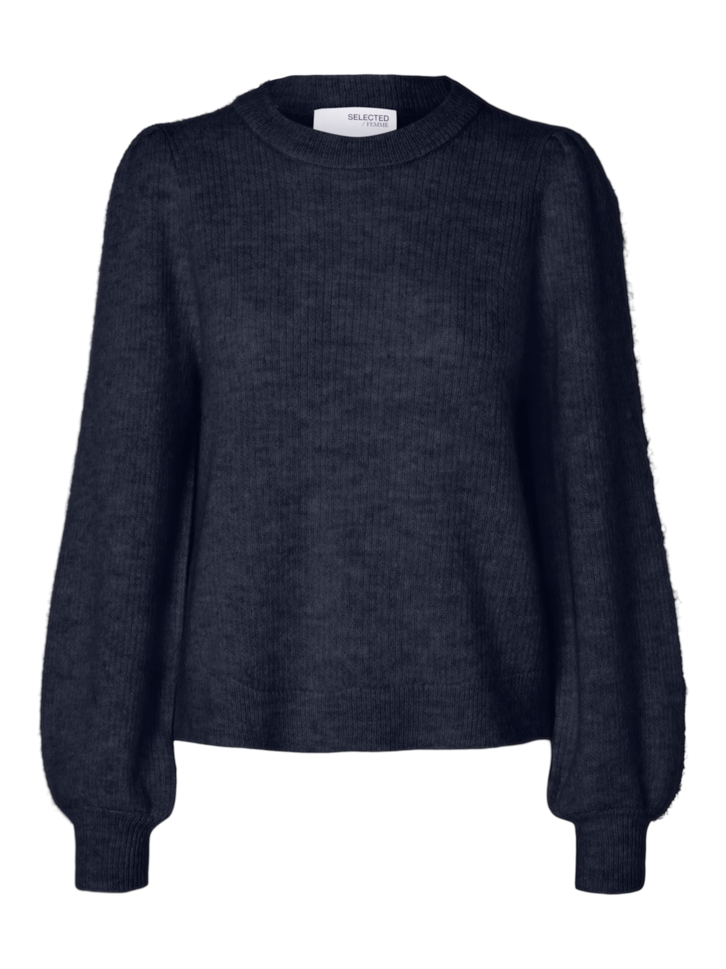 Pull-over 'SLFLulu' SELECTED en bleu : devant