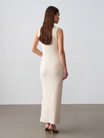 Dilvin Dress in Beige
