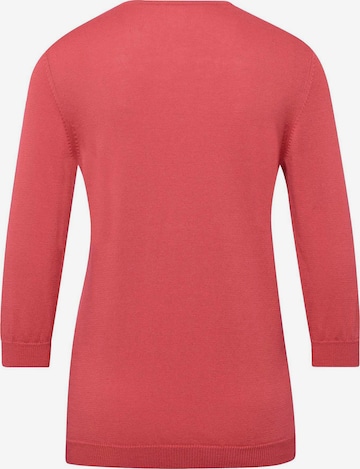 Goldner Pullover in Rot