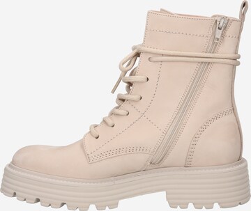 Kennel & Schmenger Lace-Up Ankle Boots 'POWER' in Beige