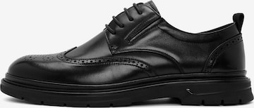 Derimod Schnürschuh in Schwarz: Vorderseite