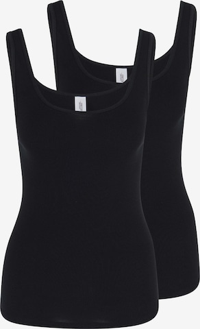SPEIDEL Unterhemd 'bio.cotton' in Schwarz: Vorderseite