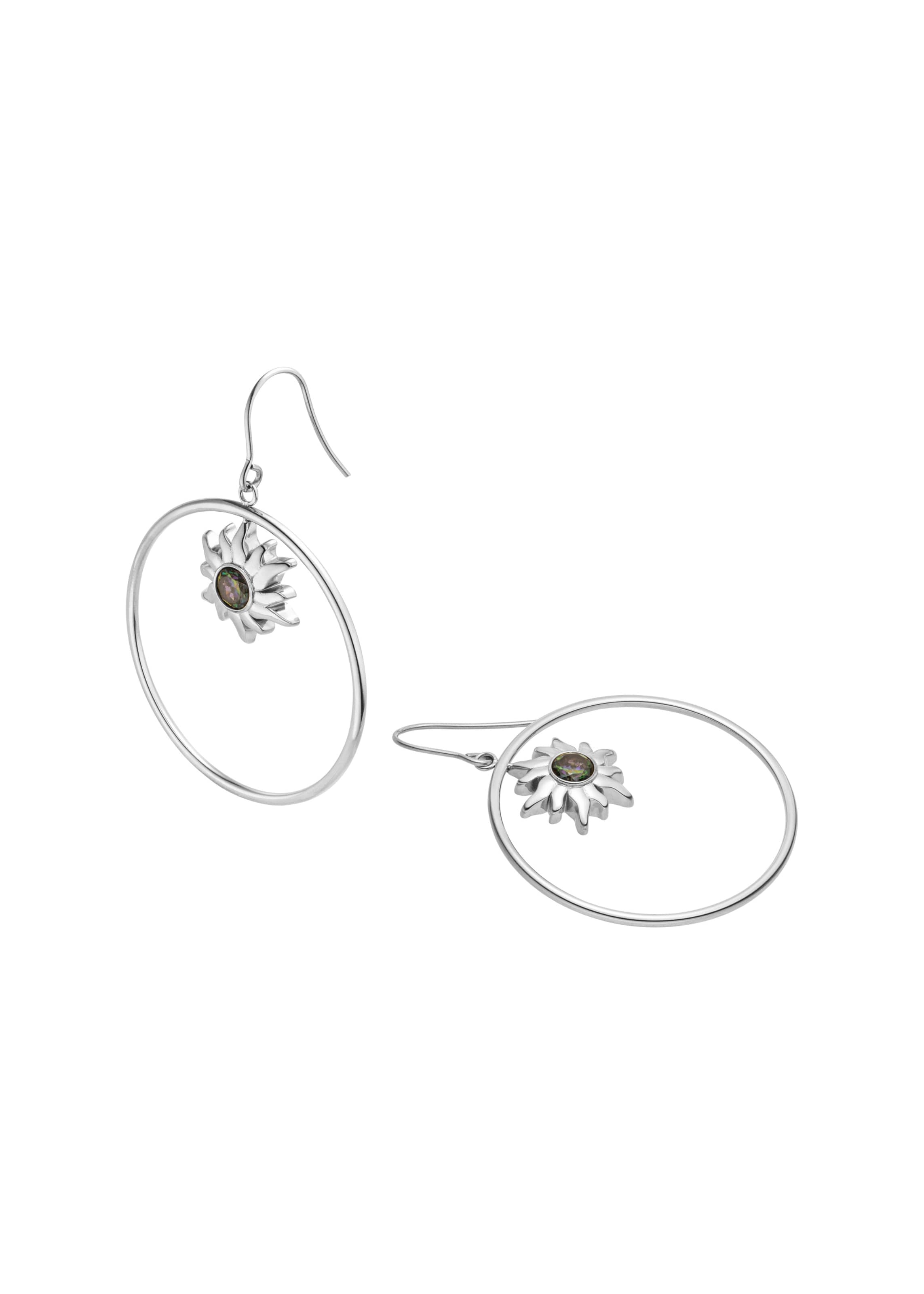 PURELEI Earrings 'Luana' in Silver: front