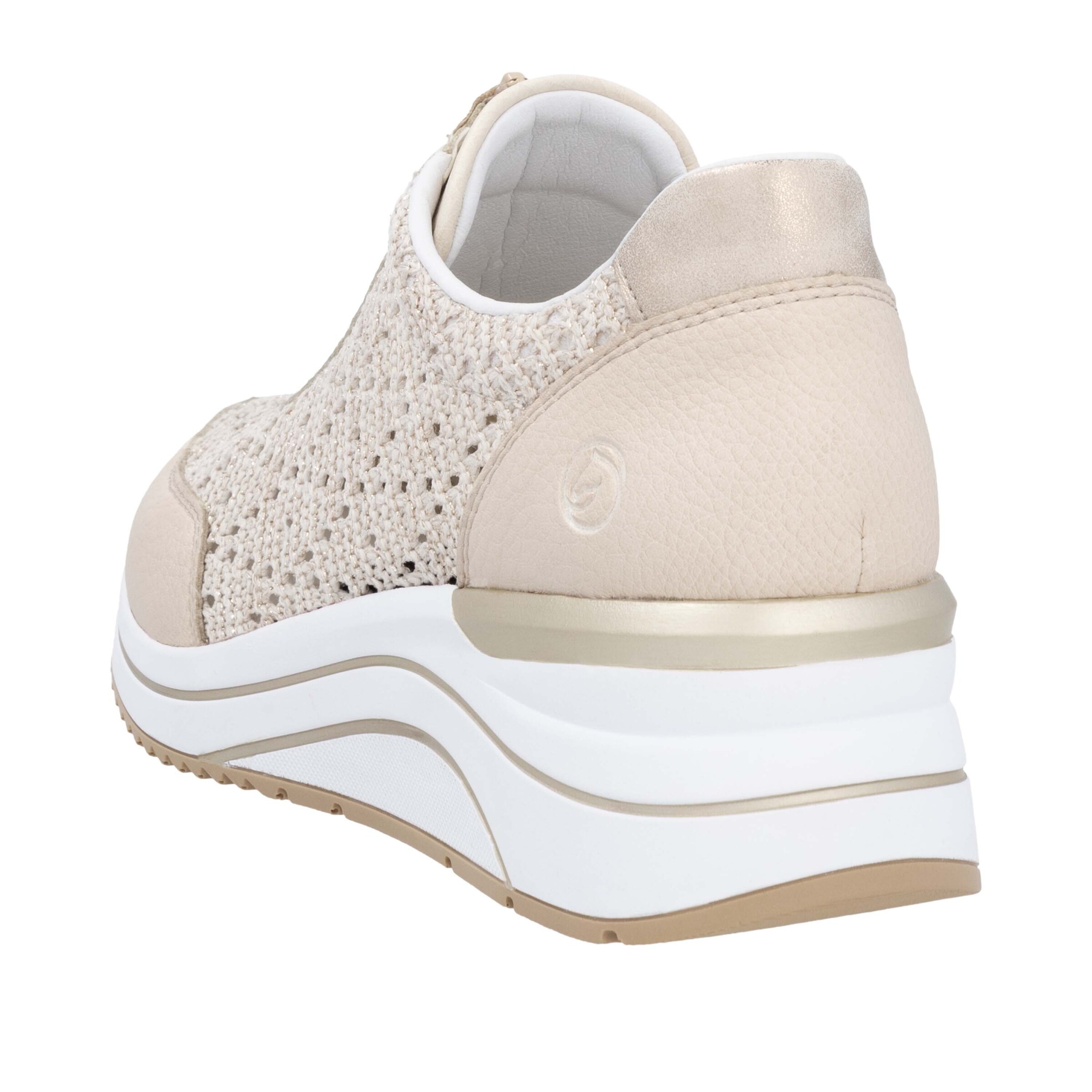 Baskets basses 'D0T15' REMONTE en beige