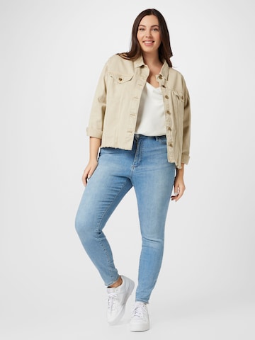 Vero Moda CurveSkinny Traperice 'Phia' - plava boja