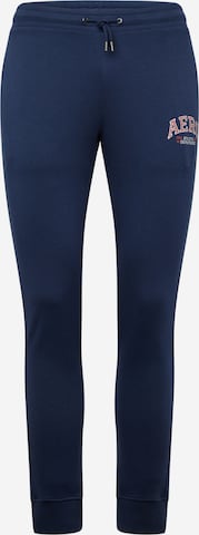 Effilé Pantalon de sport 'ATHLETIC' AÉROPOSTALE en bleu : devant