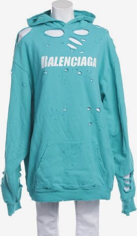 Balenciaga Sweatshirt & Zip-Up Hoodie in S in Blue: front