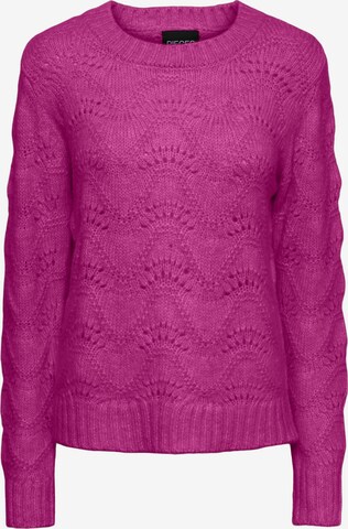 Pullover 'Bibbi' di PIECES in rosa: frontale