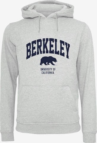 Merchcode Sweatshirt 'Berkeley University - Bear' in Grau: predná strana