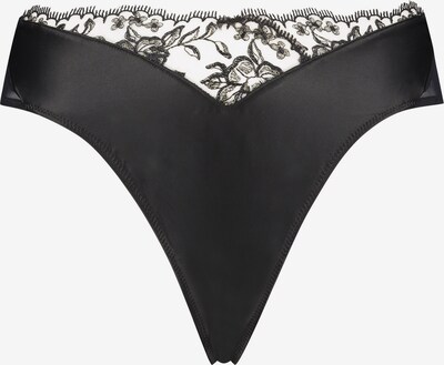 Hunkemöller String 'Jade' en noir, Vue avec produit