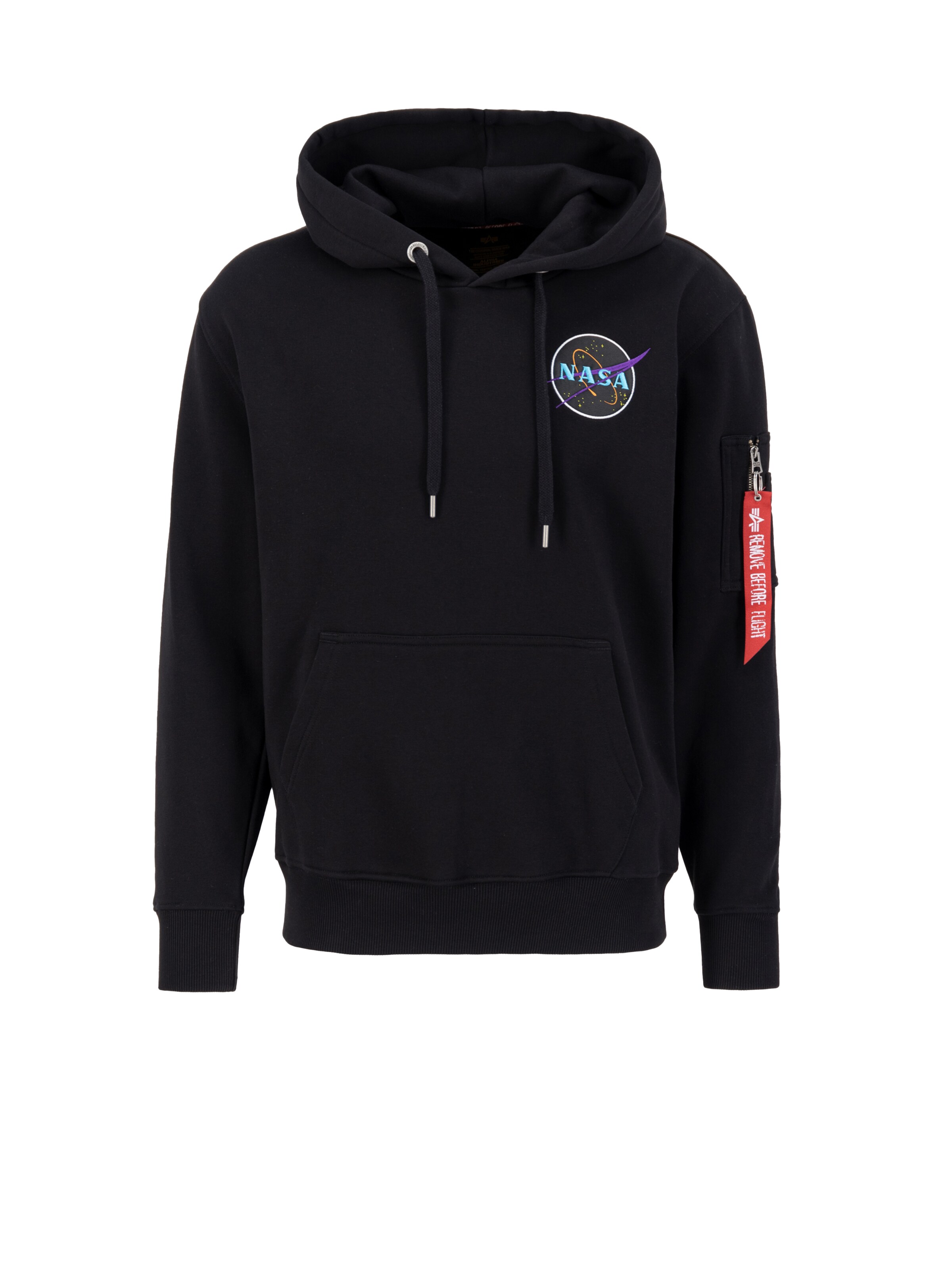 ALPHA INDUSTRIES Sweatshirt 'Dark Side' in Black: front