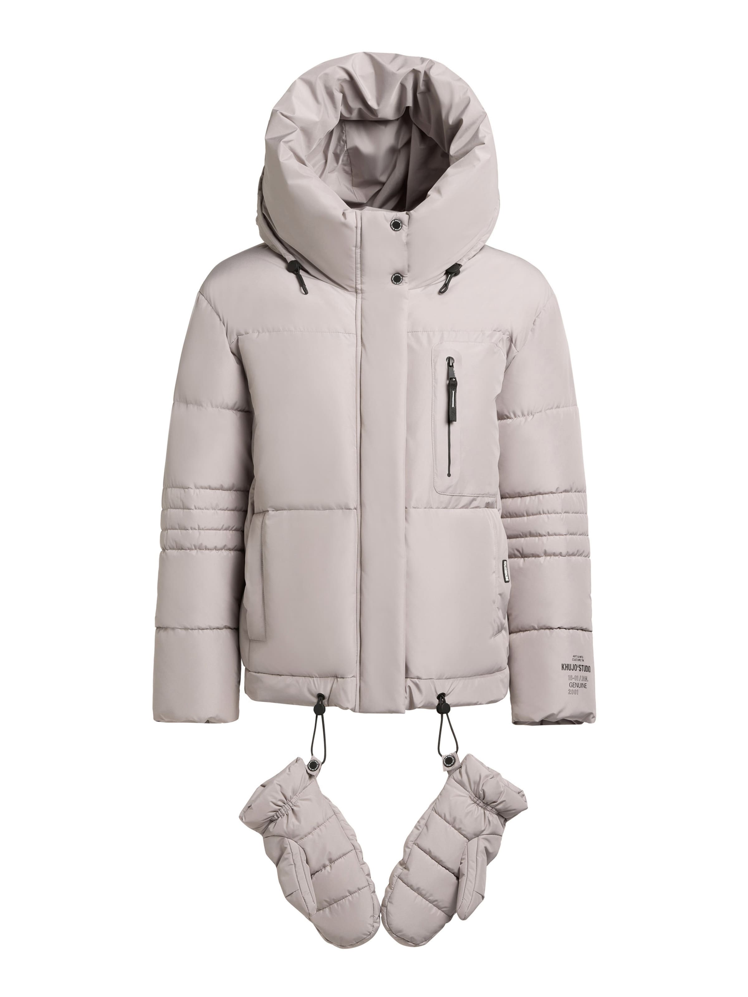 khujo Zimska jakna 'Peeke2' | siva barva: sprednja stran