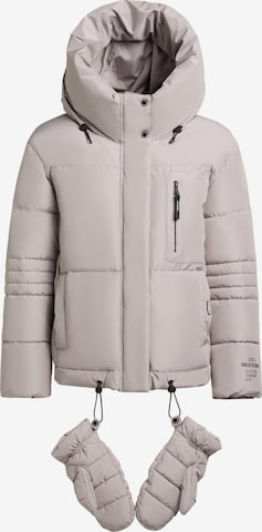 Veste d’hiver 'Peeke2' khujo en gris : devant