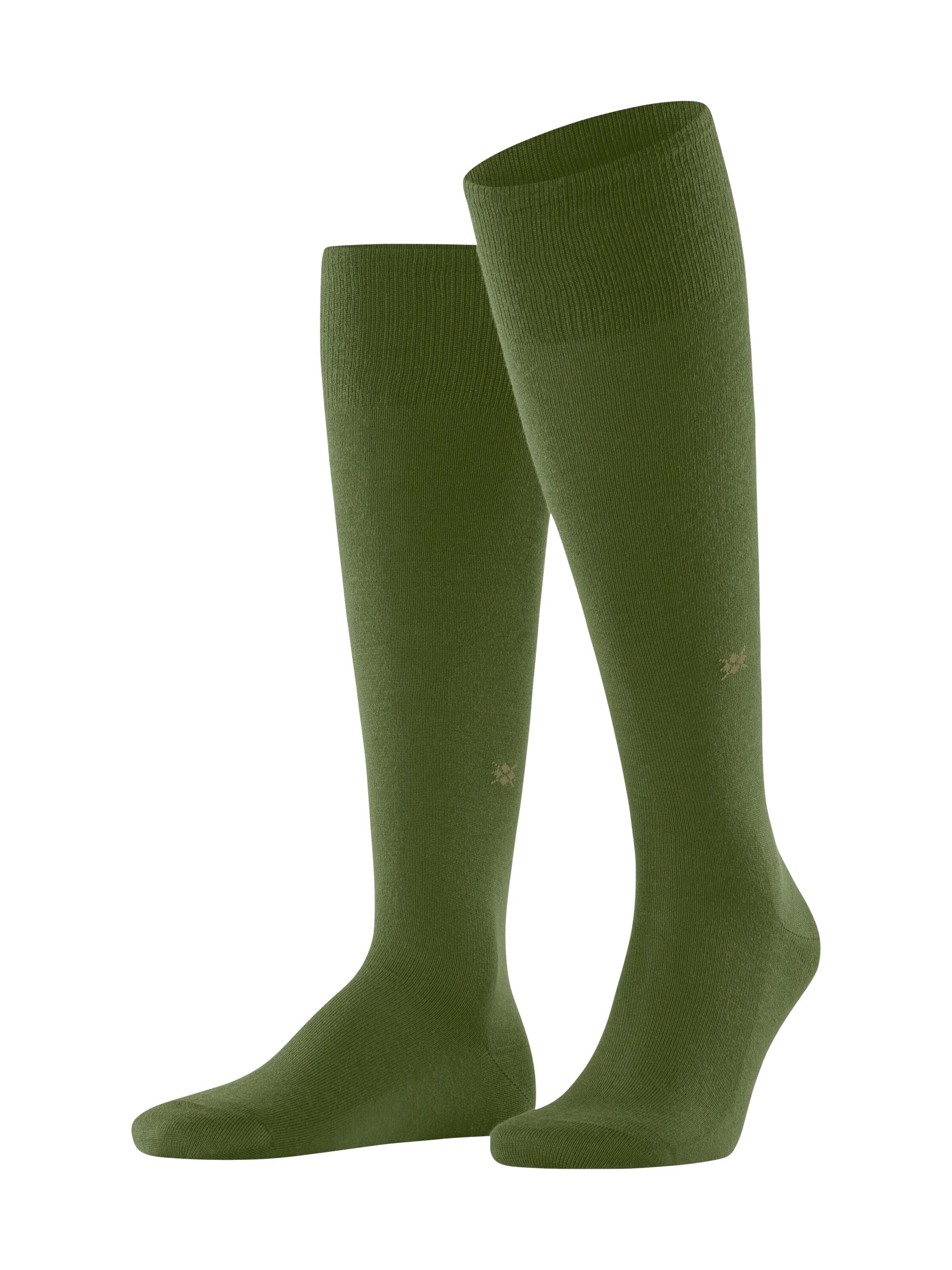 BURLINGTON Kniestrümpfe 'Leeds'‌‌‌‌‌‌‌‌ in Grün: Vorderseite