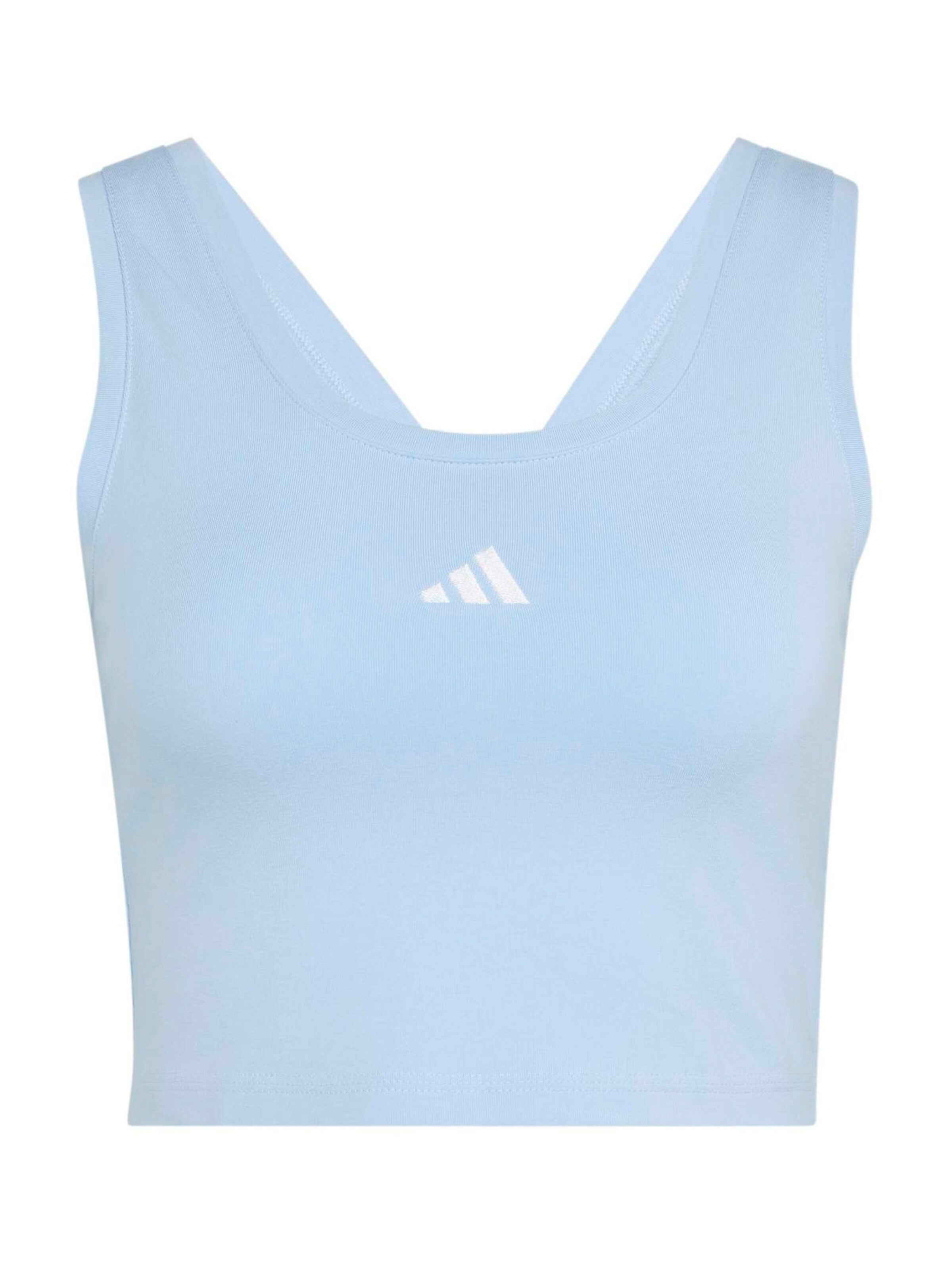 ADIDAS SPORTSWEAR - Top deportivo 'Essentials' en azul: frente