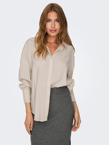 ONLY Blouse 'ONLZAZIMA' in Beige: front