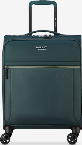 Trolley 'Brochant 3' di Delsey Paris in verde: frontale