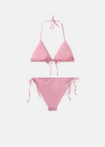 MANGO TEEN Triangle Bikini 'Hontas' in Pink