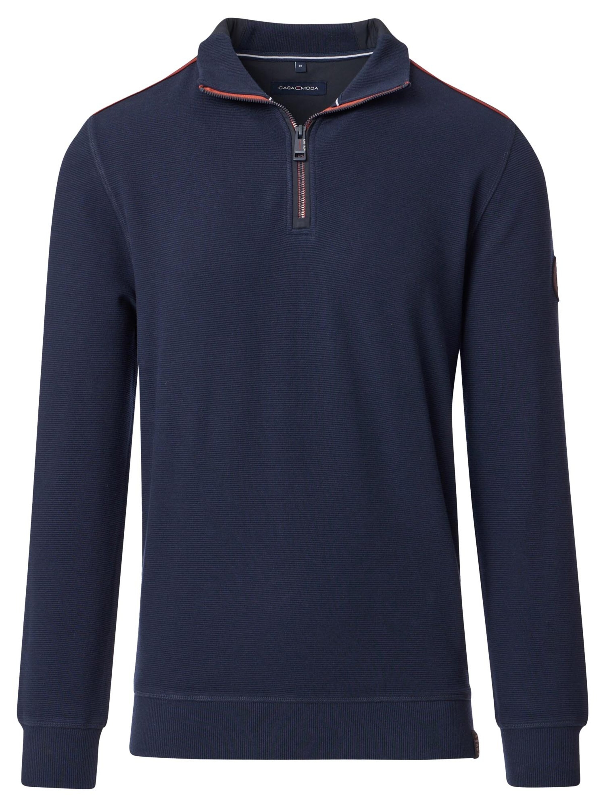 CASAMODA Sweatshirt 'Basic'‌‌‌‌‌ in Blau: Vorderseite