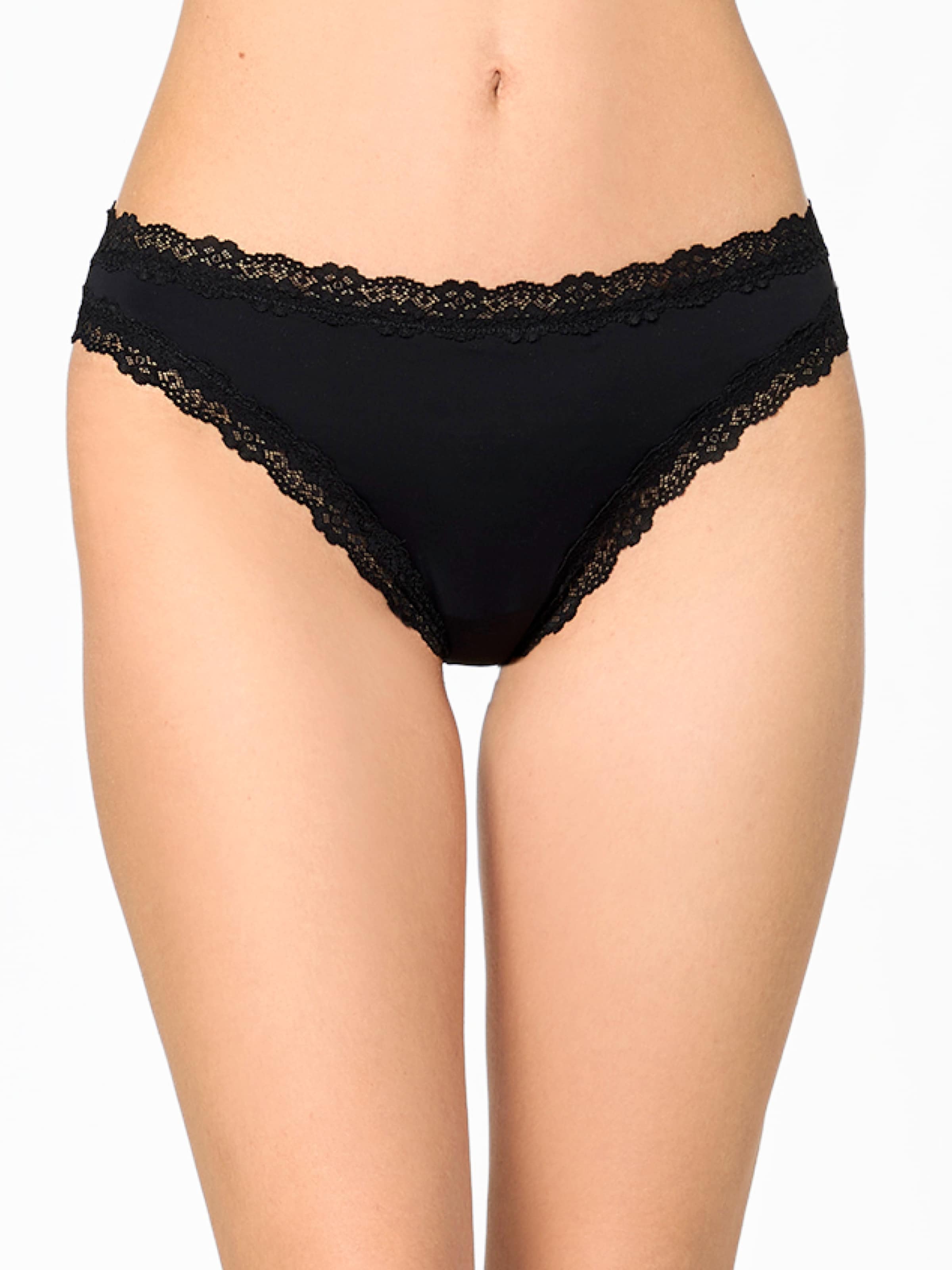 Slip ' Invisible Seamless Lace ' Nur Die en noir : devant