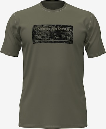 UNDER ARMOUR Functioneel shirt in Groen: voorkant