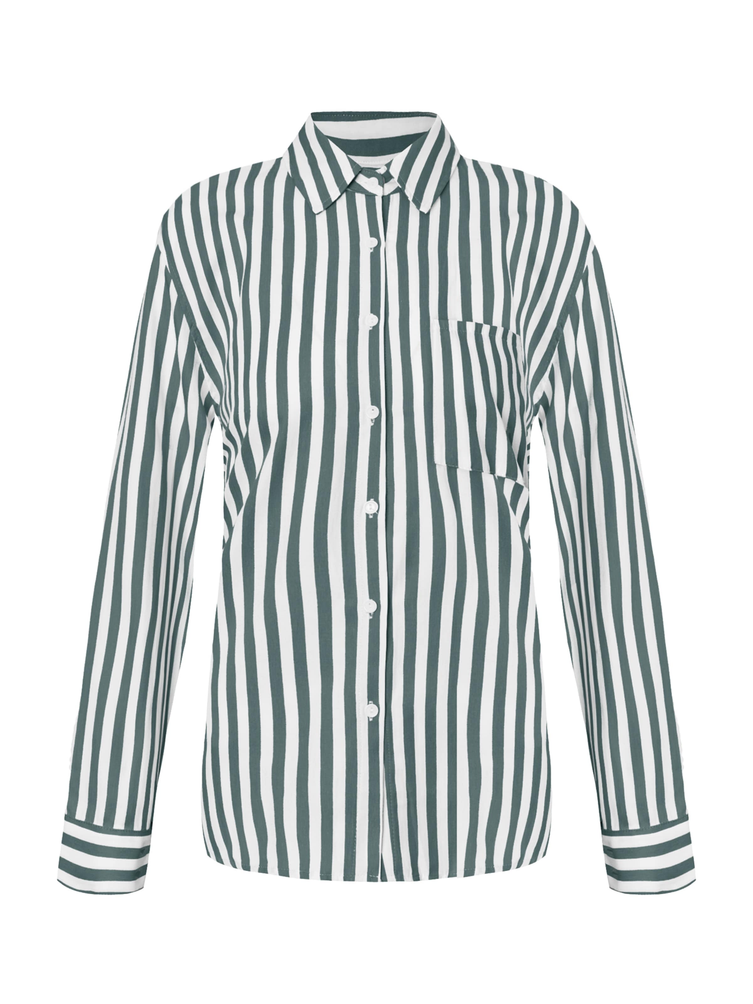 Imily Bela Bluza | zelena barva: sprednja stran