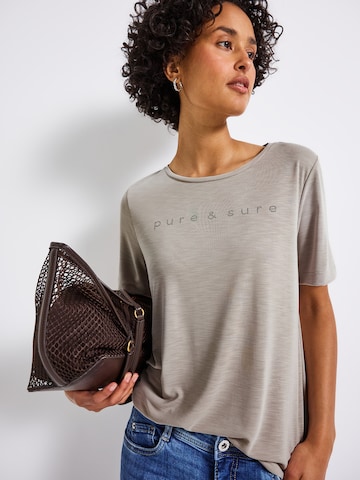 Tricou de la STREET ONE pe bej: față