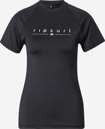 RIP CURL Performance Shirt 'GOLDEN RAYS' in Black: front