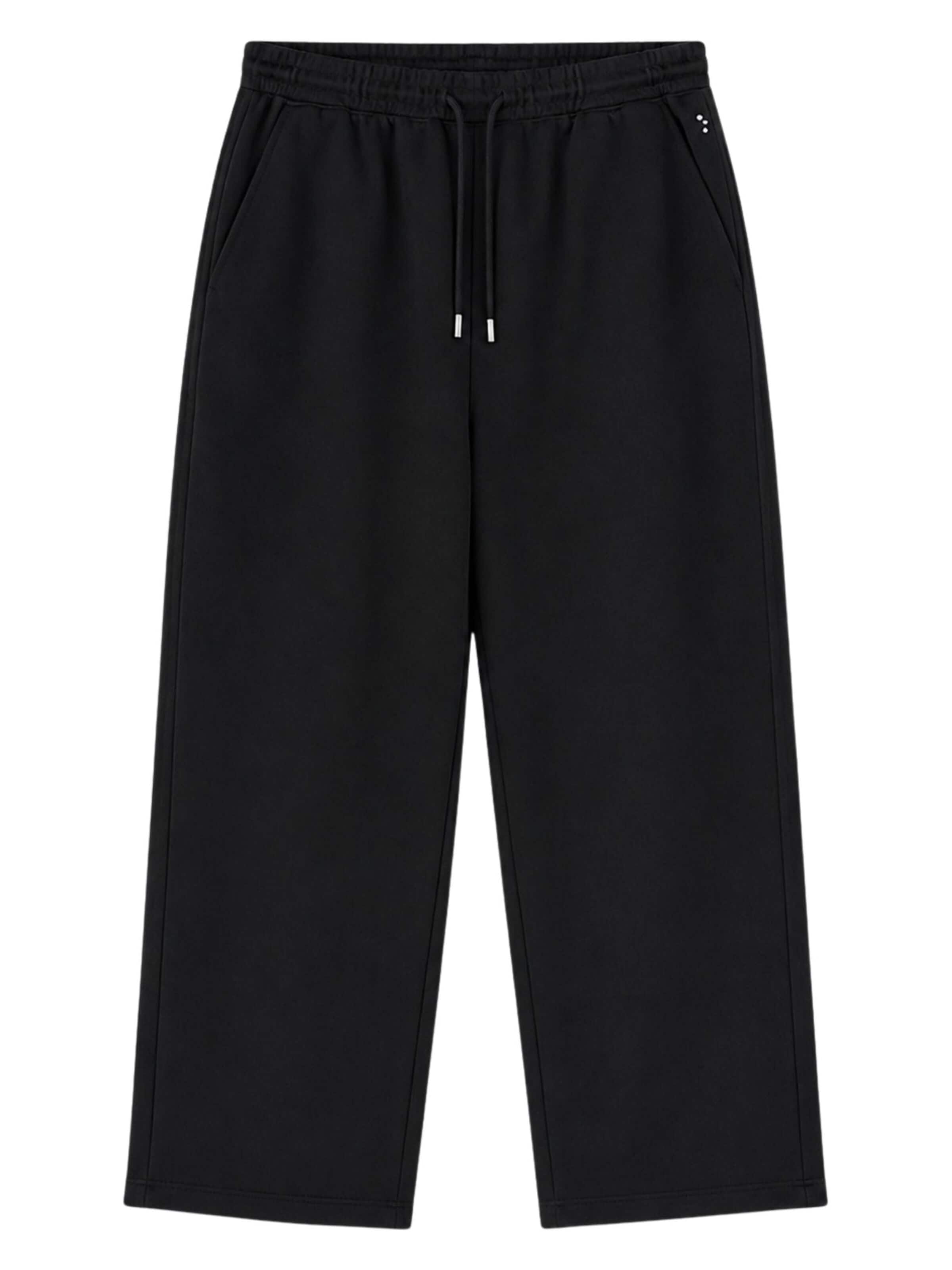 Sportmax Pants 'Stretch cotton jogging trousers' in Black: front