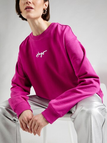 HUGO Sweatshirt 'Classic' in Roze