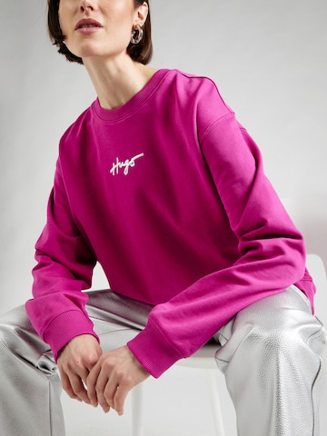 HUGO Red Sweatshirt 'Classic' in Pink