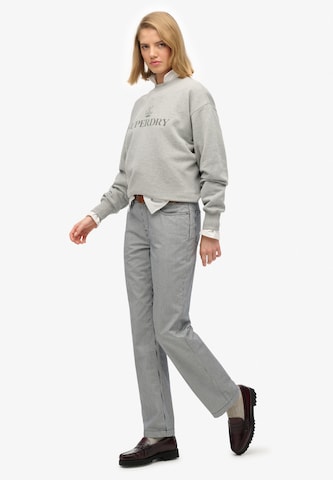 Superdry Regular Broek in Grijs