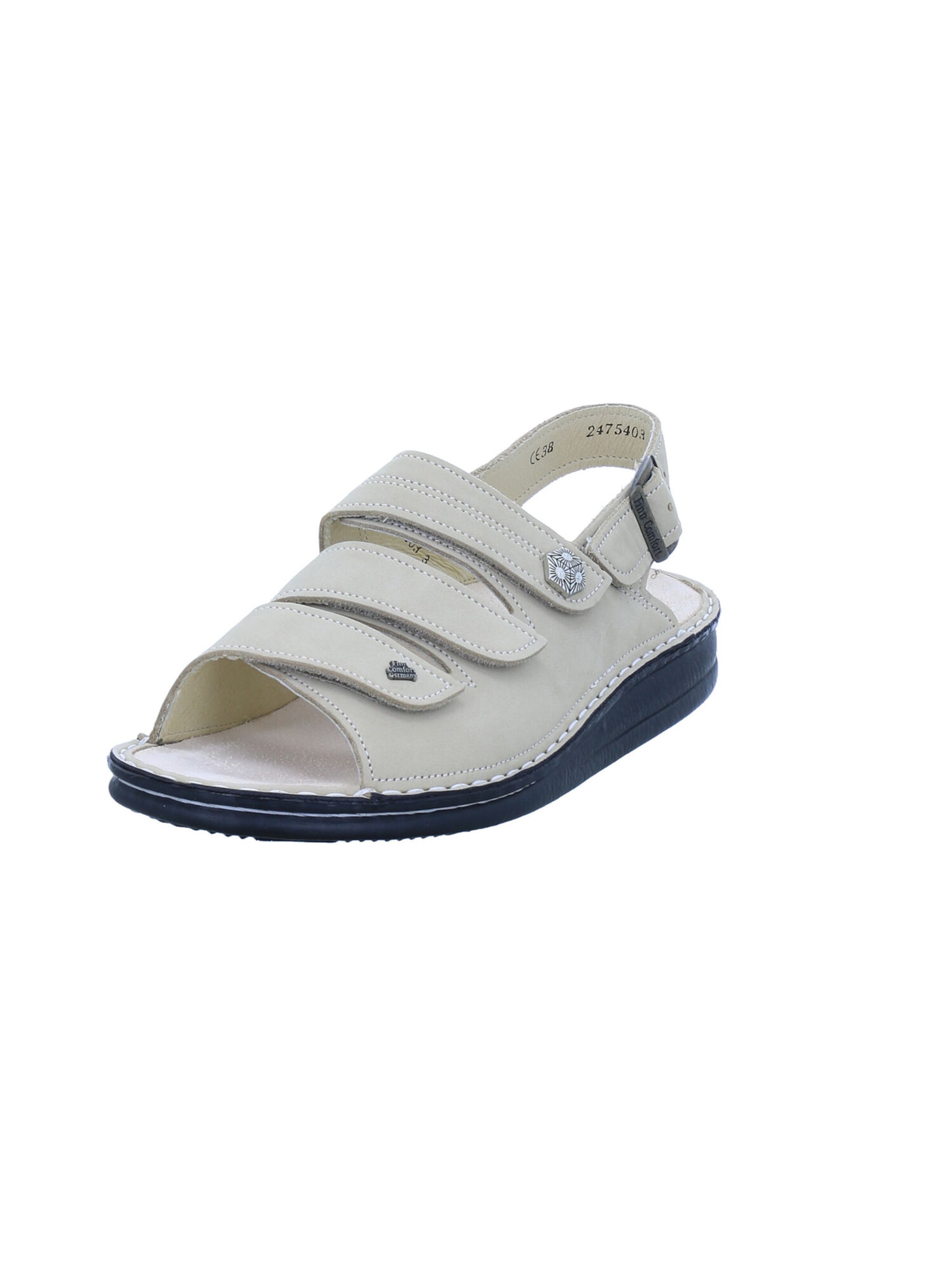 Finn Comfort Sandals 'Juist-S' in Beige: front