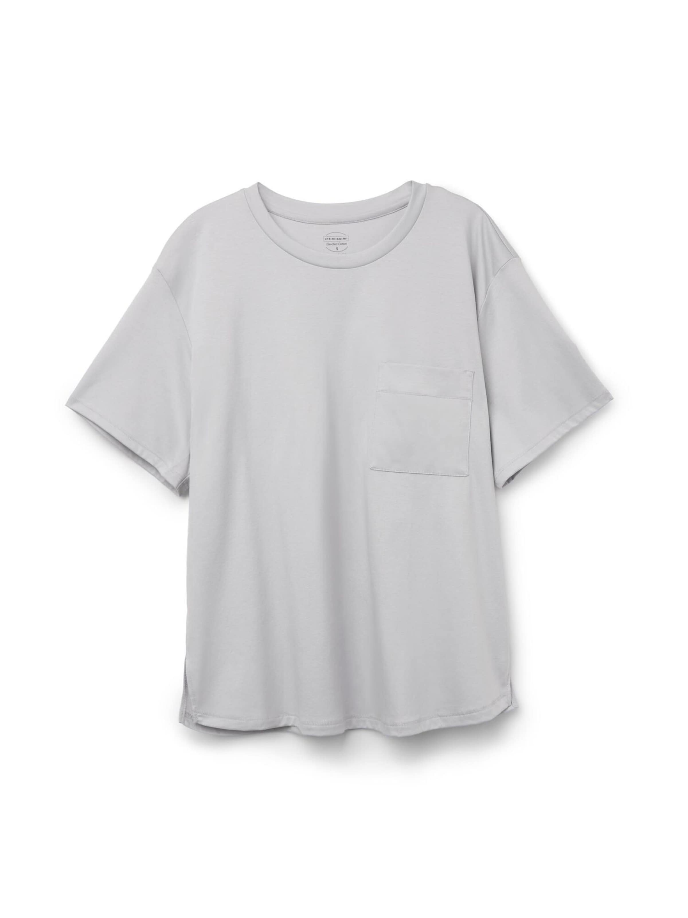 INTIMISSIMI Pyjamashirt in Grau: Vorderseite