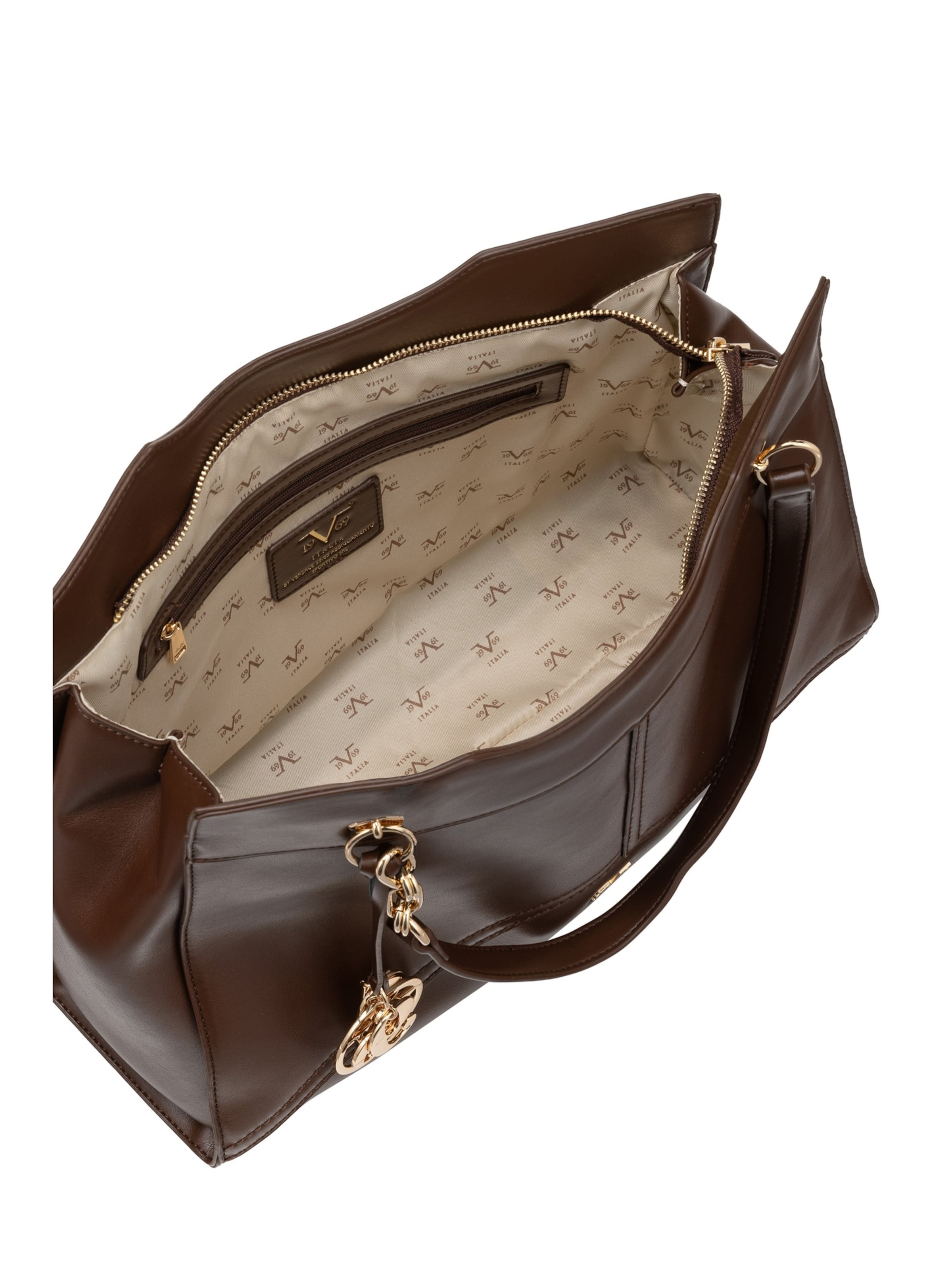 19V69 ITALIA Дамска чанта 'Armina' в кафяво