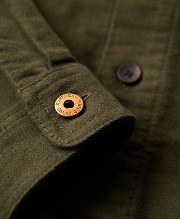 Superdry Prehodna jakna | zelena barva