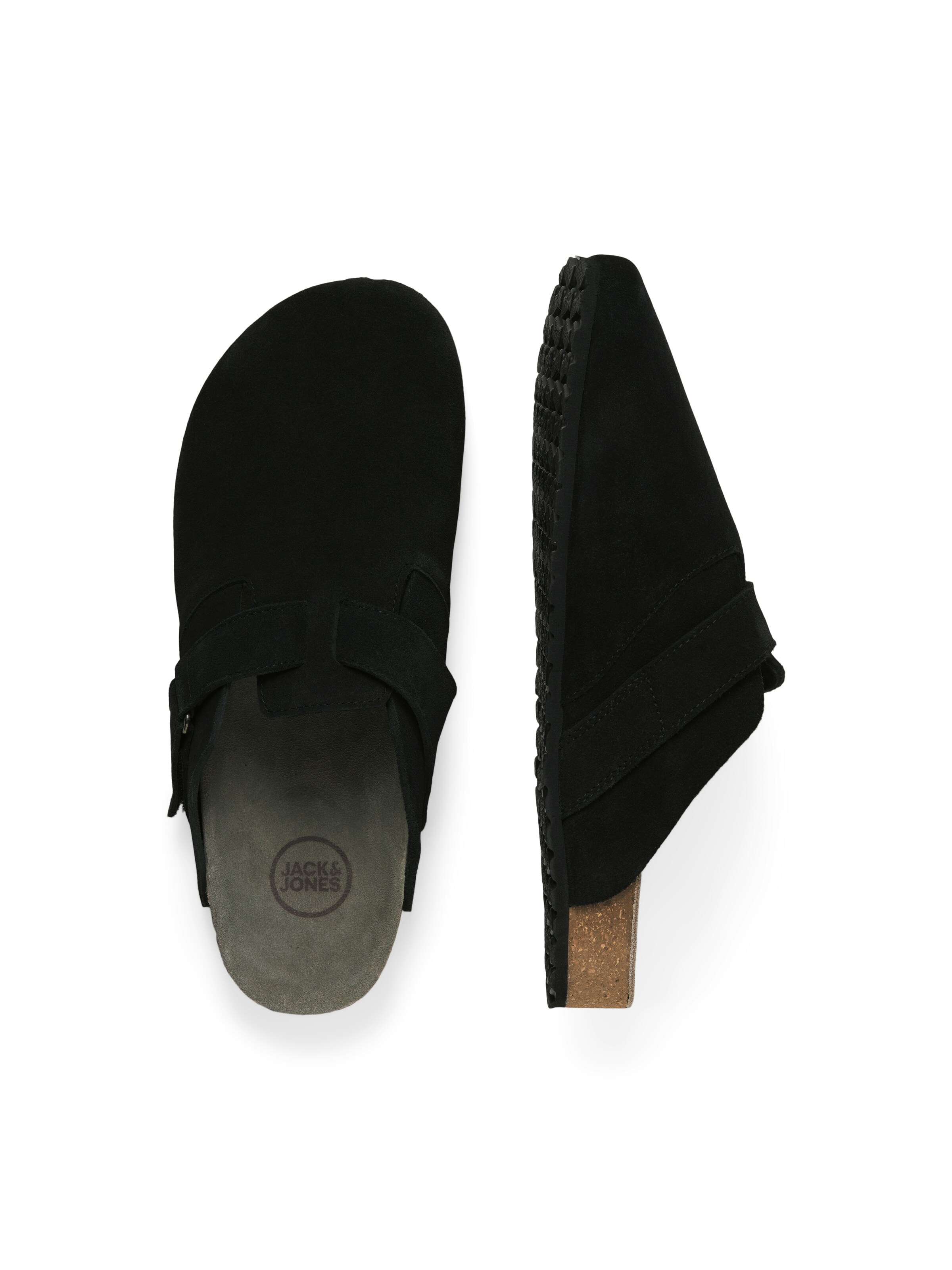 JACK & JONES Pantolette 'JFWLouis' in Grau