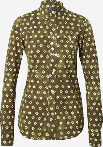 Polo Ralph Lauren Blouse in Groen: voorkant