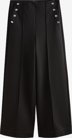 Next - Pantalón de pinzas en negro: frente