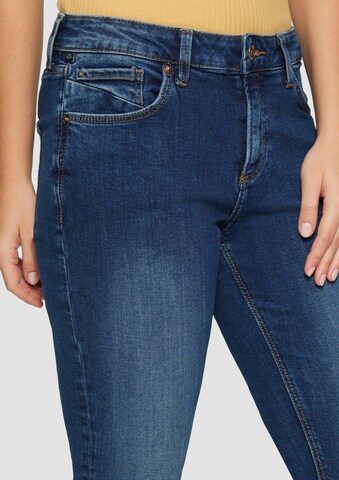 QS Slimfit Hose in Blau