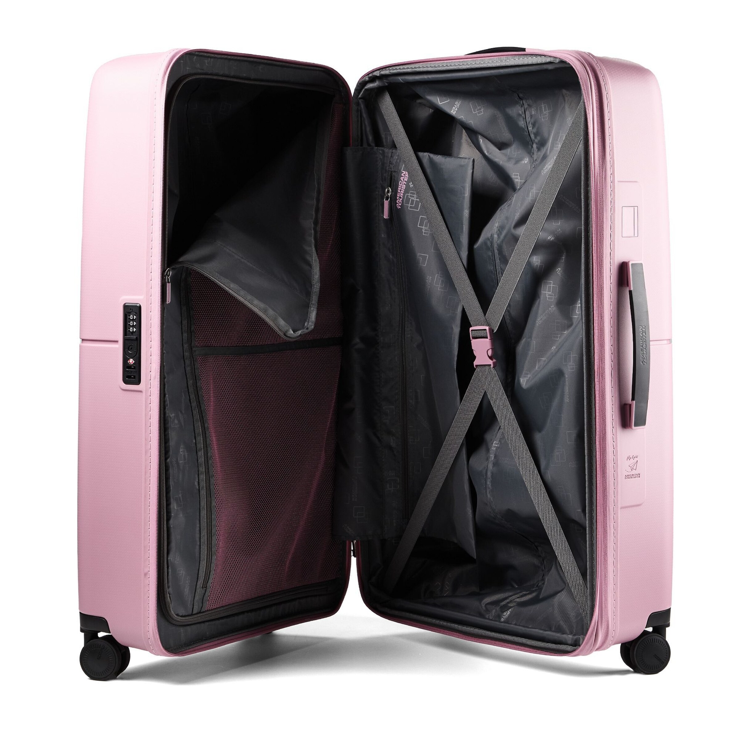 American Tourister Trolley 'Dashpop' in Pink