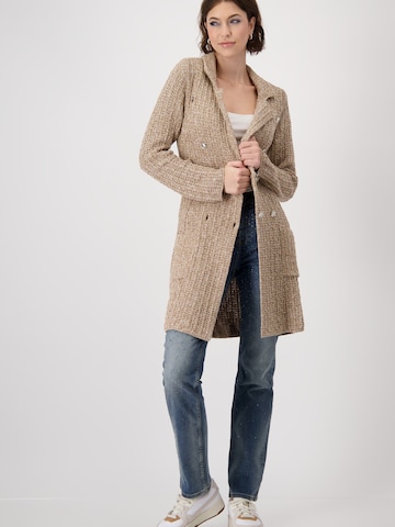 Manteau en tricot monari en marron