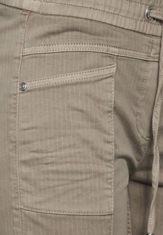 CECIL Slimfit Hose 'Tracey' in Beige