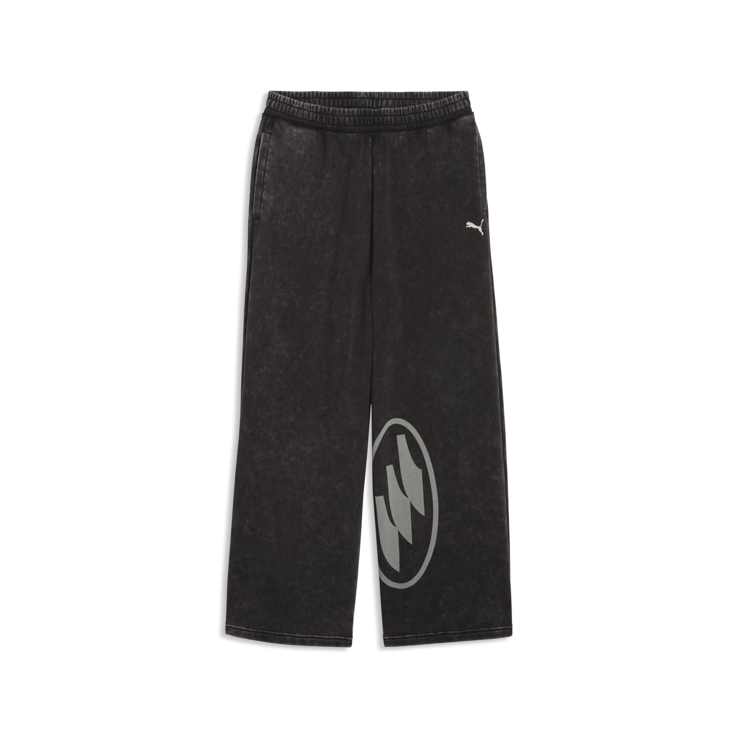Wide Leg Pantalon PUMA en noir : devant