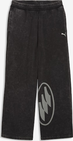 Wide Leg Pantalon PUMA en noir : devant
